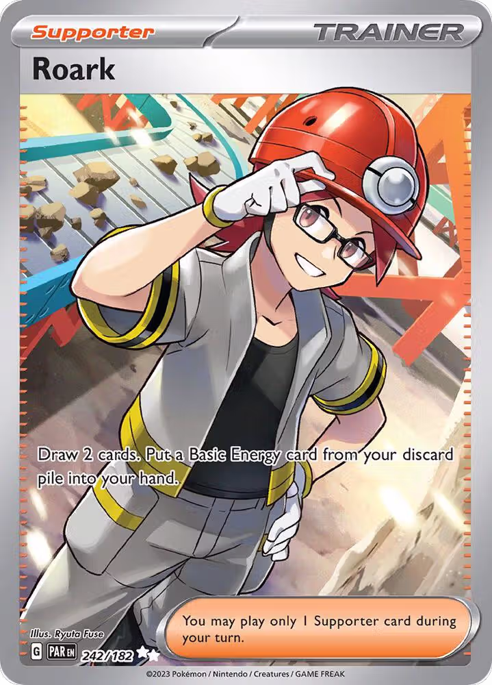 Roark - 242/182 (242/182), Paradox Rift — Pokémon card price