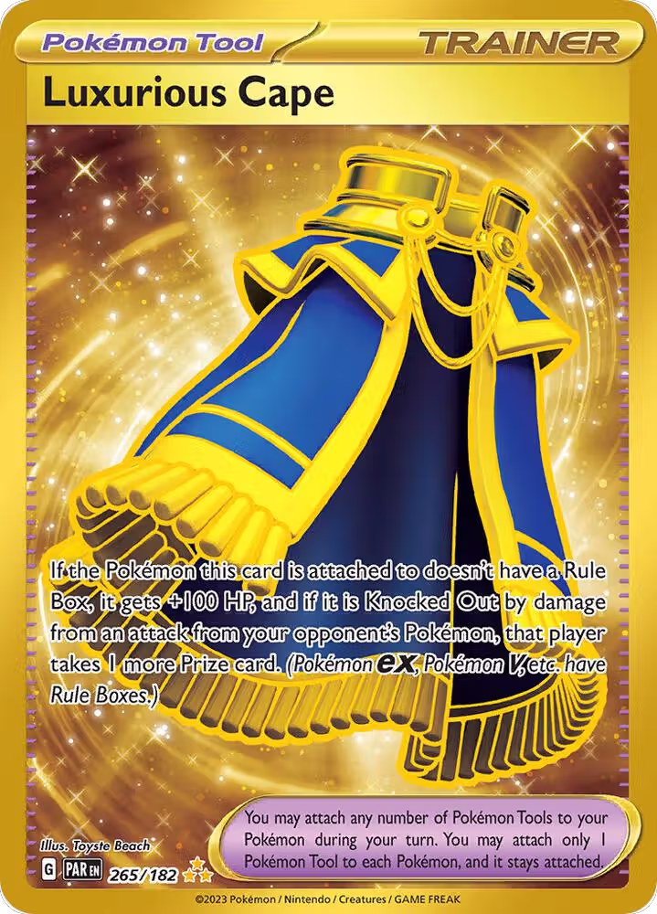 Luxurious Cape - 265/182 (265/182), Paradox Rift — Pokémon card price