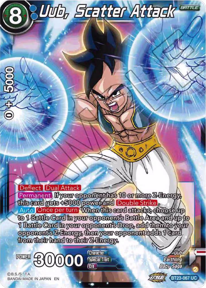 Uub, Scatter Attack (BT23-067), Perfect Combination — DB Super card price
