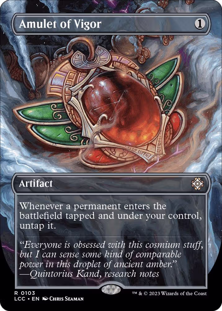 Amulet of Vigor (Borderless) (103), Commander: The Lost Caverns of Ixalan — Magic card price