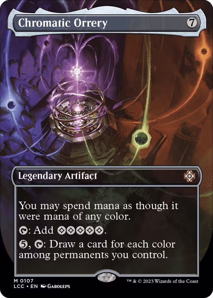 Chromatic Orrery (Borderless) (107), Commander: The Lost Caverns of Ixalan — Magic card price