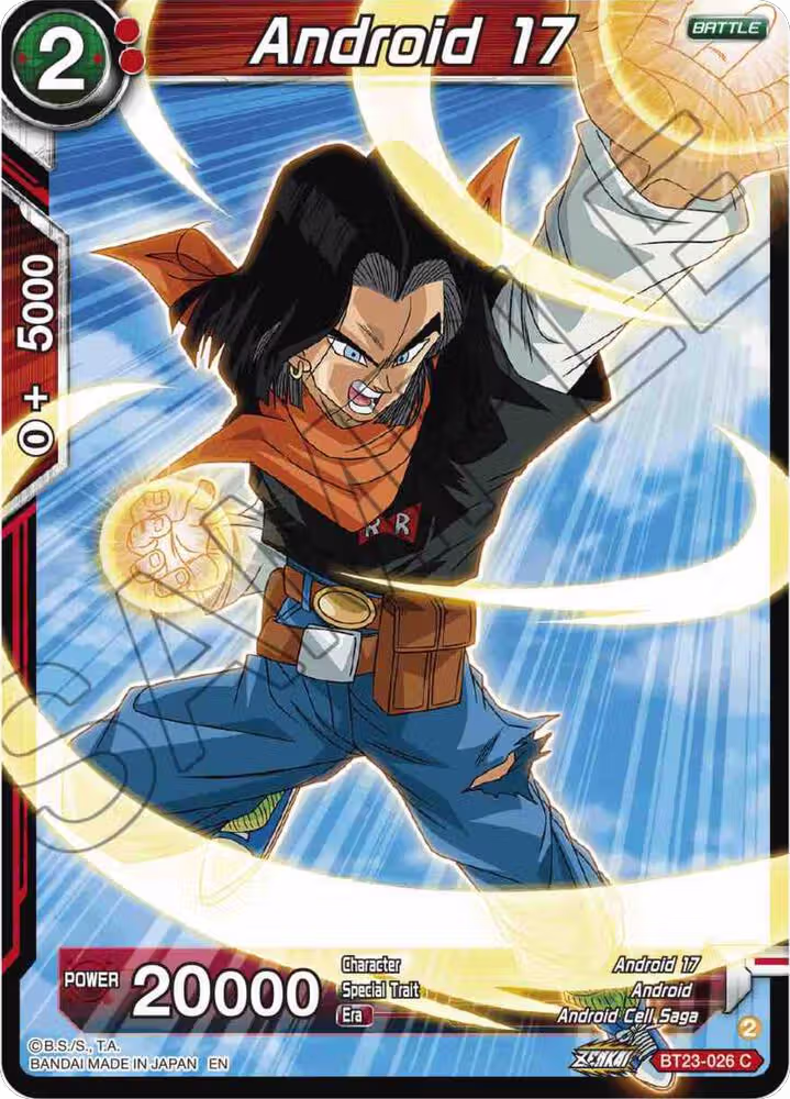 Android 17 (BT23-026), Perfect Combination — DB Super card price