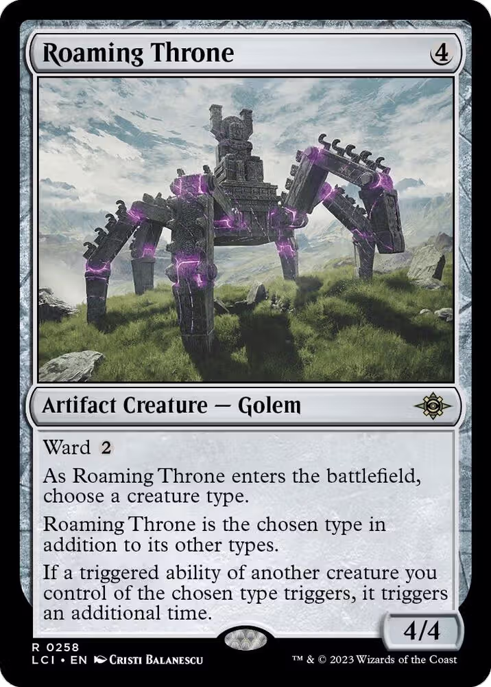 Roaming Throne (258), The Lost Caverns of Ixalan — Magic card price