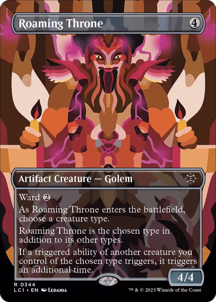 Roaming Throne (Borderless) (344), The Lost Caverns of Ixalan — Magic card price