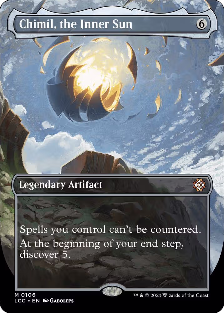 Chimil, the Inner Sun (Borderless) (106), Commander: The Lost Caverns of Ixalan — Magic card price