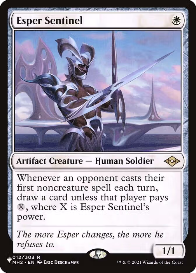 Esper Sentinel (012/303), The List Reprints — Magic card price