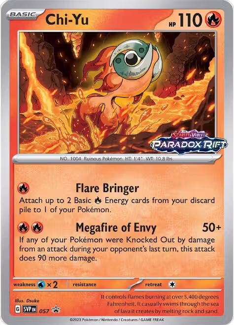 Chi-Yu - 057 (Prerelease) (057), Scarlet & Violet Promo Cards — Pokémon card price