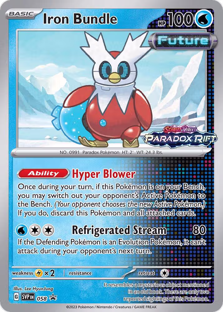 Iron Bundle - 058 (Prerelease) (058), Scarlet & Violet Promo Cards — Pokémon card price