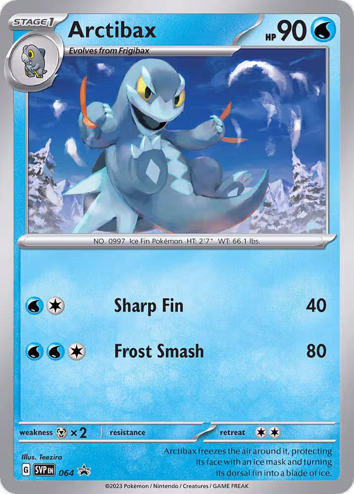 Arctibax - 064 (064), Scarlet & Violet Promo Cards — Pokémon card price