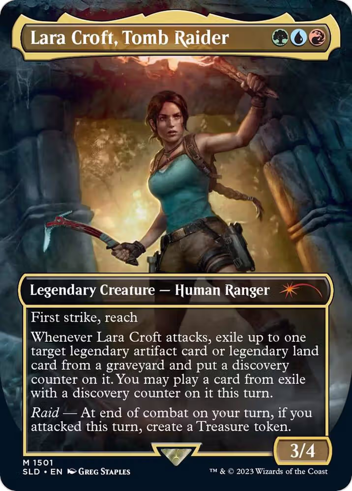 Lara Croft, Tomb Raider (1501), Secret Lair Drop Series — Magic card price