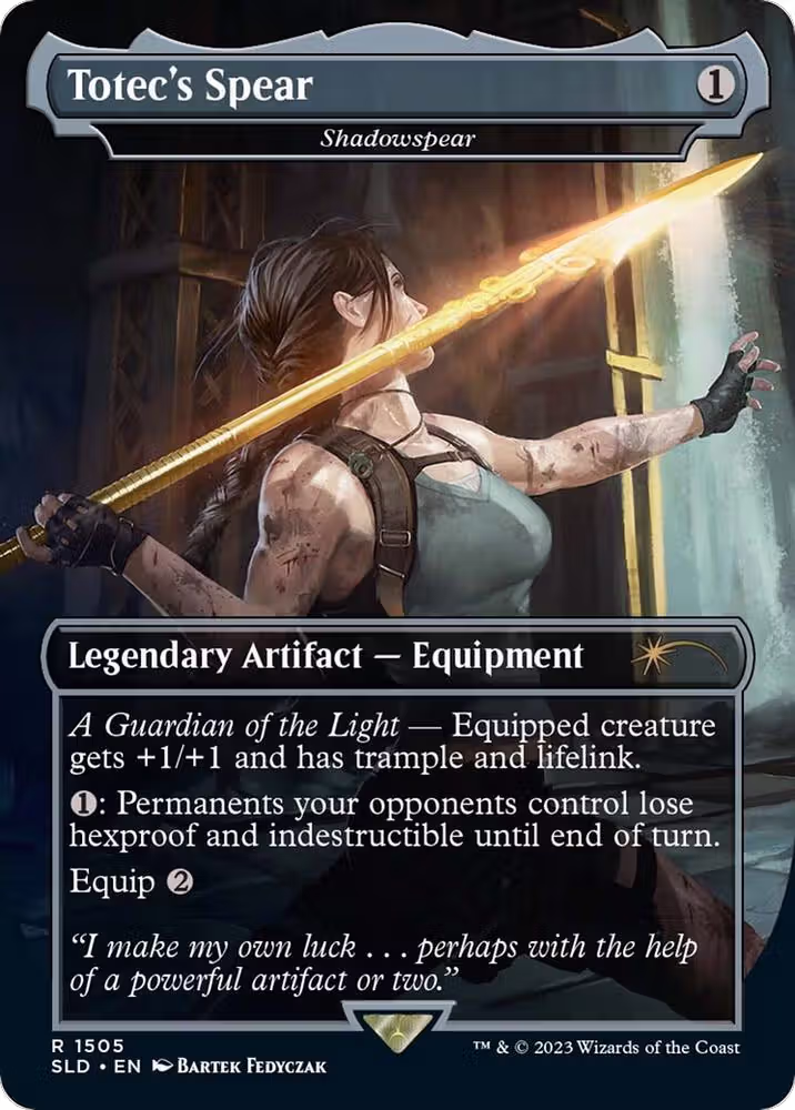 Totec's Spear - Shadowspear (1505), Secret Lair Drop Series — Magic card price