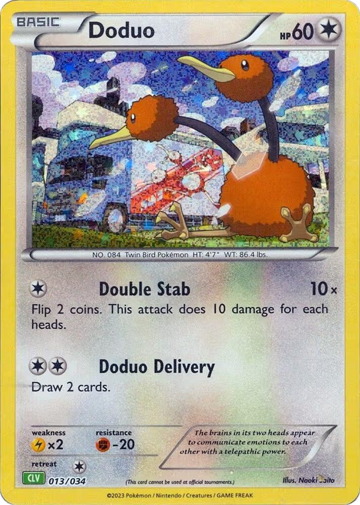 Doduo (013/034), Trading Card Game Classic — Pokémon card price