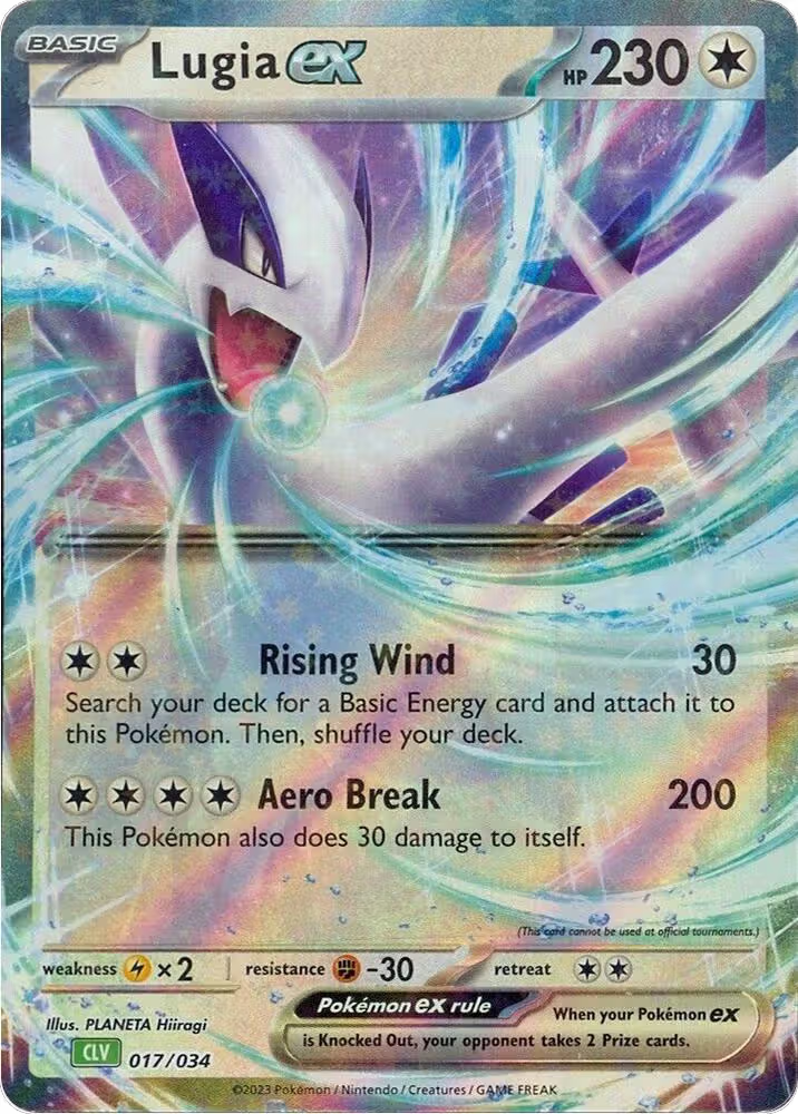 Lugia ex (017/034), Trading Card Game Classic — Pokémon card price