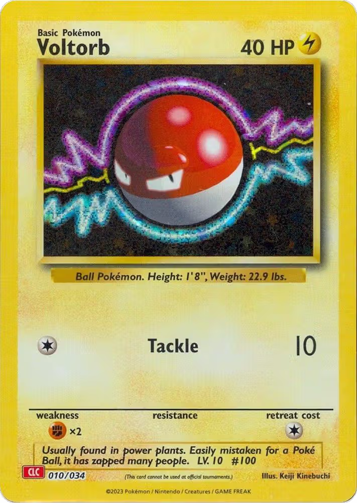 Voltorb (010/034), Trading Card Game Classic — Pokémon card price
