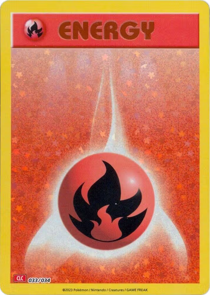 Basic Fire Energy (033/034), Trading Card Game Classic — Pokémon card price