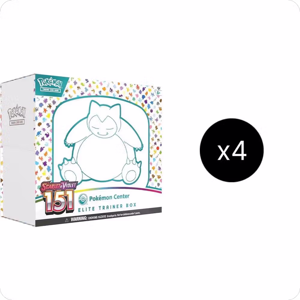 151 Pokemon Center Elite Trainer Box (Exclusive) Case, Scarlet & Violet 151 — Pokémon sealed product price