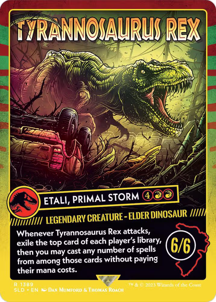 Tyrannosaurus Rex - Etali, Primal Storm (1389), Secret Lair Drop Series — Magic card price