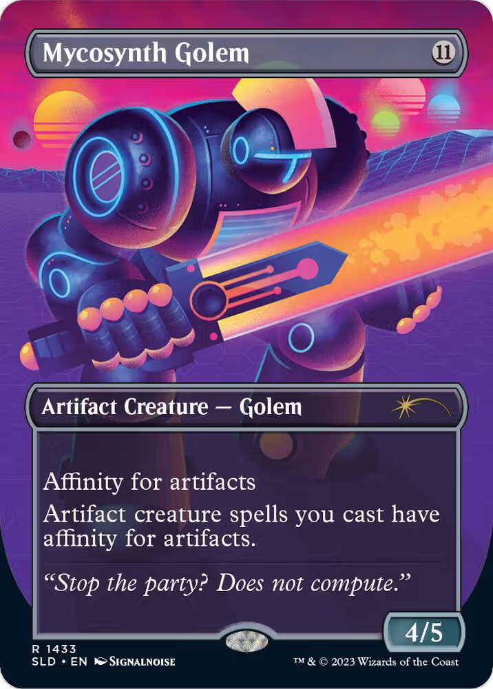 Mycosynth Golem (1433), Secret Lair Drop Series — Magic card price