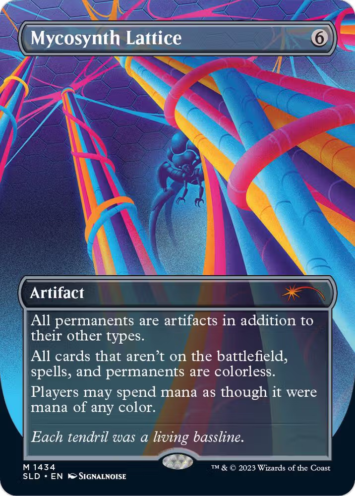 Mycosynth Lattice (1434), Secret Lair Drop Series — Magic card price