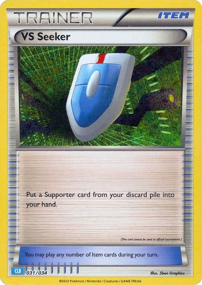 VS Seeker (CLB) (031/034), Trading Card Game Classic — Pokémon card price