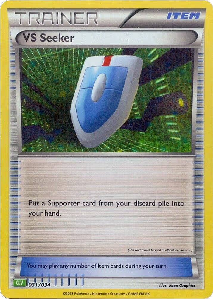 VS Seeker (CLV) (031/034), Trading Card Game Classic — Pokémon card price