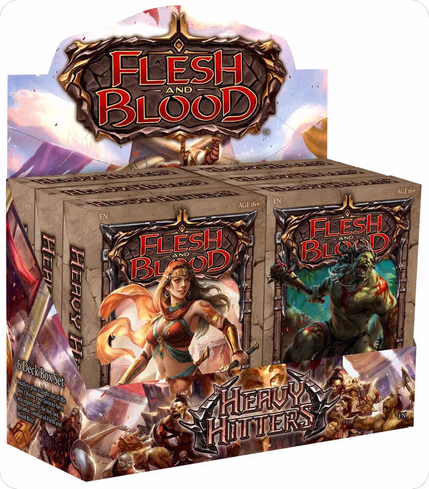 Heavy Hitters Blitz Deck Display, Heavy Hitters — Flesh & Blood card price