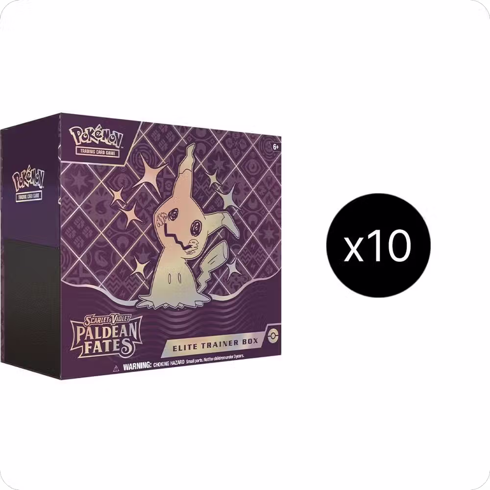 Paldean Fates Elite Trainer Box Case, Paldean Fates — Pokémon sealed product price