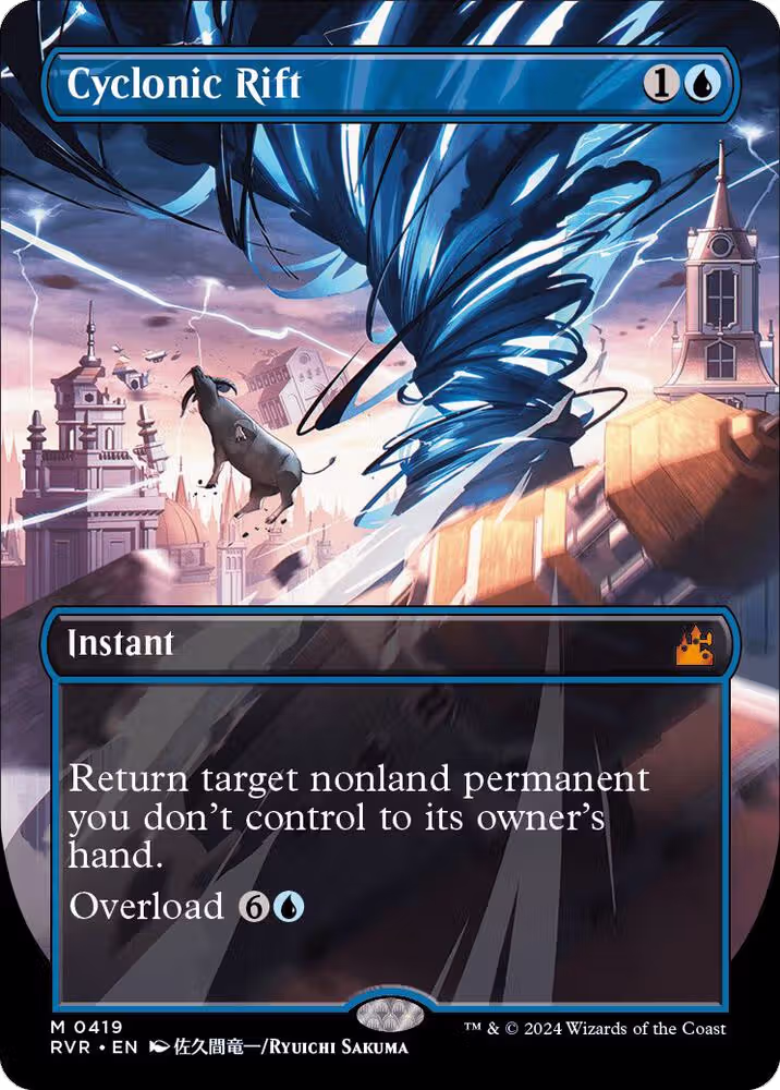 Cyclonic Rift (Anime Borderless) (419), Ravnica Remastered — Magic card price