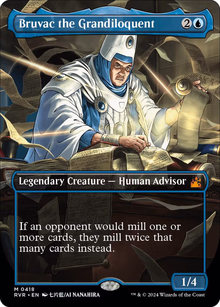 Bruvac the Grandiloquent (Anime Borderless) (418), Ravnica Remastered — Magic card price