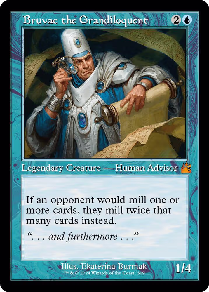 Bruvac the Grandiloquent (Retro Frame) (309), Ravnica Remastered — Magic card price