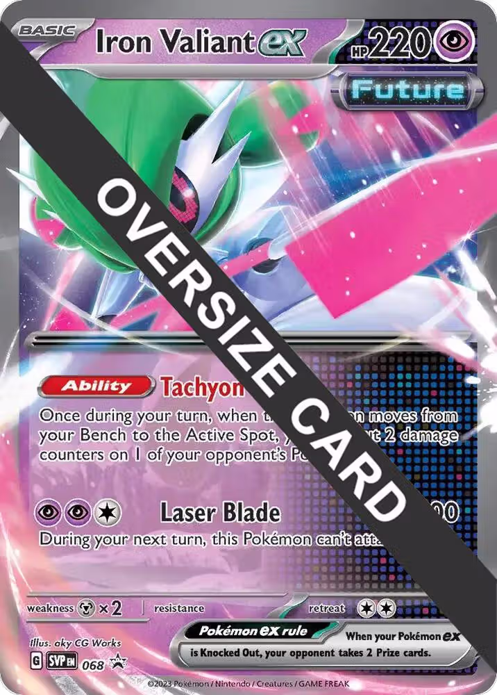 Iron Valiant ex - 068 (068), Jumbo Cards — Pokémon card price