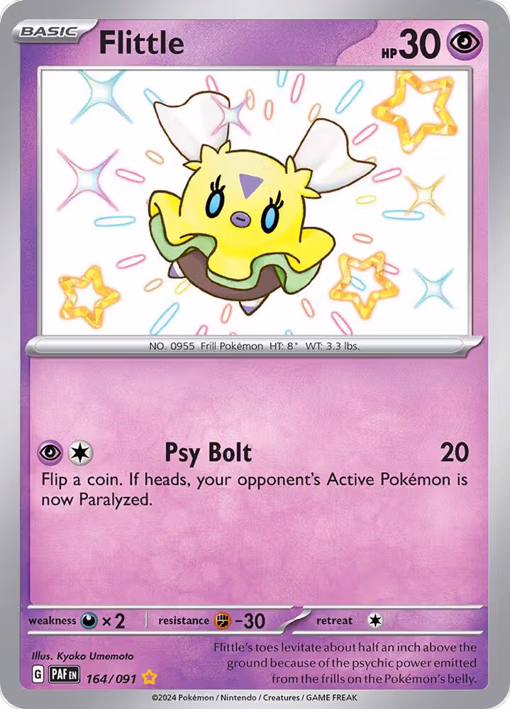 Flittle - 164/091 (164/091), Paldean Fates — Pokémon card price