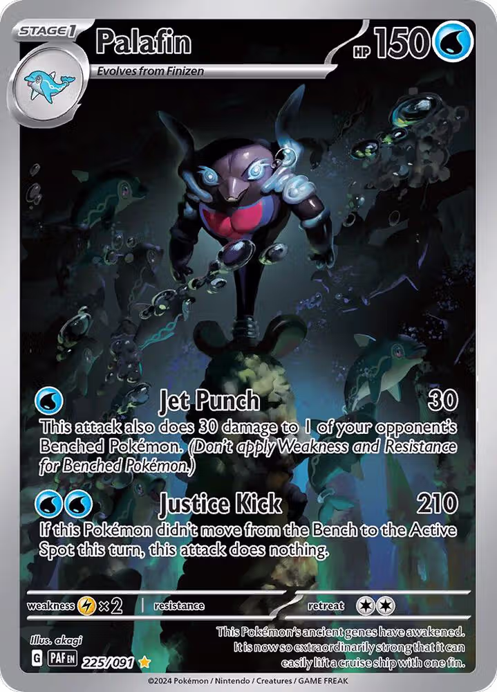 Palafin - 225/091 (225/091), Paldean Fates — Pokémon card price