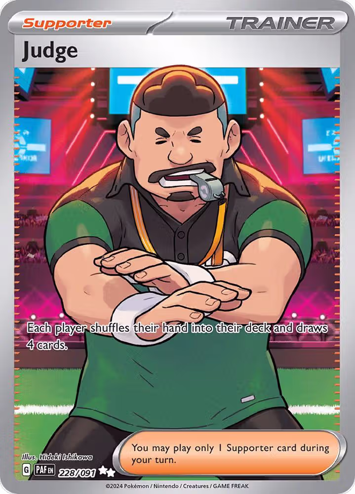 Judge (228/091), Paldean Fates — Pokémon card price