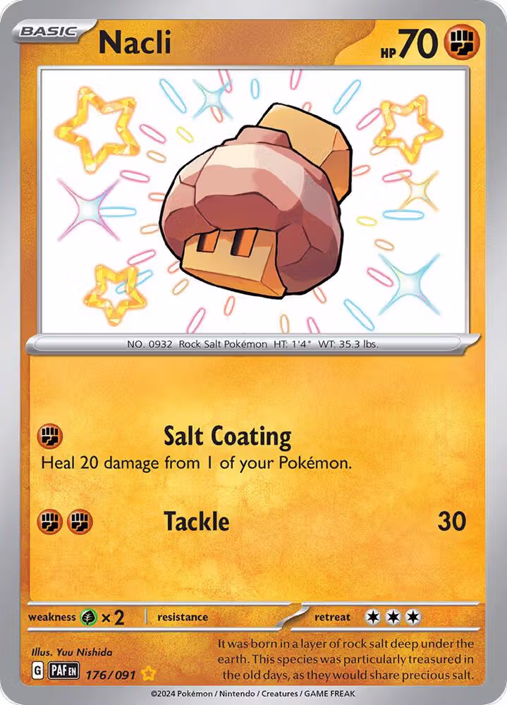 Nacli - 176/091 (176/091), Paldean Fates — Pokémon card price