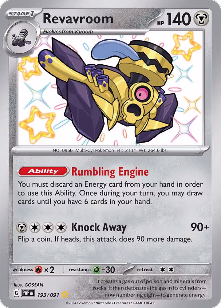 Revavroom - 193/091 (193/091), Paldean Fates — Pokémon card price