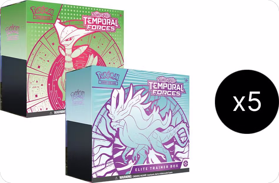 Temporal Forces Elite Trainer Box Case, Temporal Forces — Pokémon sealed product price