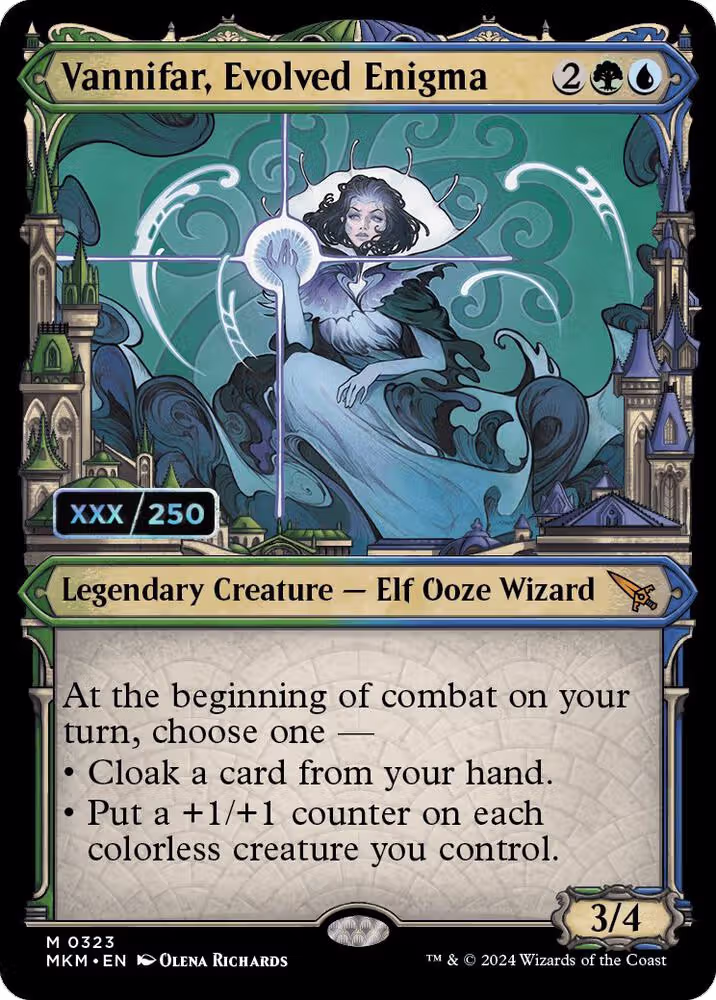 Vannifar, Evolved Enigma (Serial Numbered) (323), Murders at Karlov Manor — Magic card price