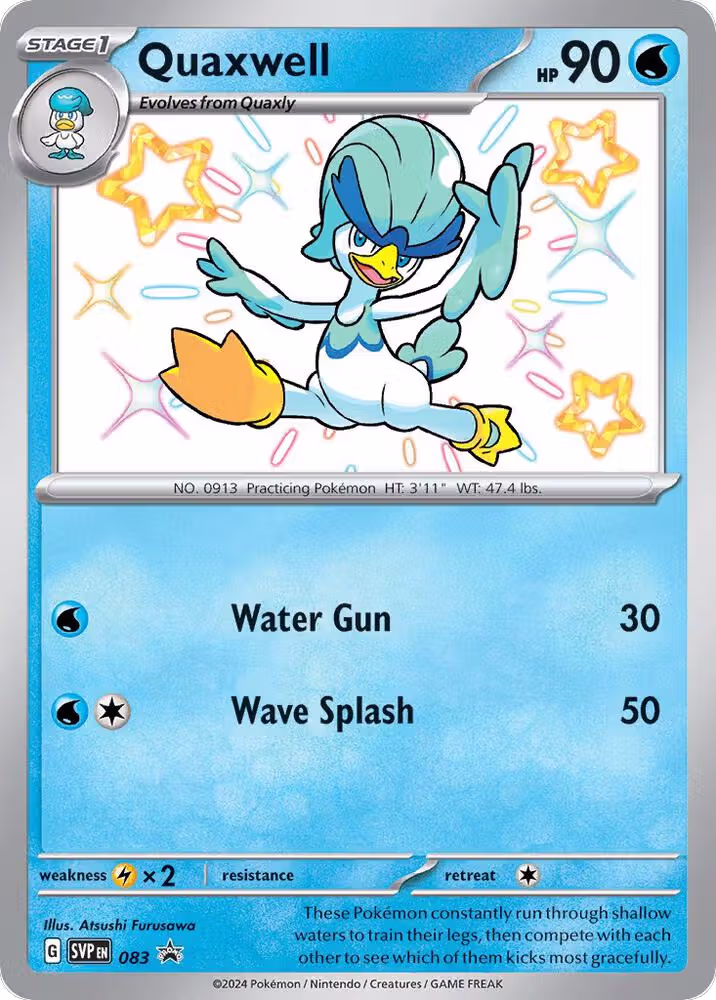 Quaxwell - 083 (083), Scarlet & Violet Promo Cards — Pokémon card price