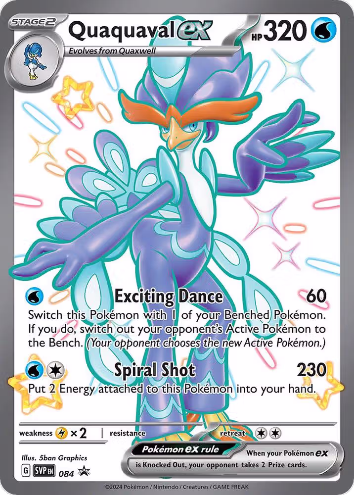 Quaquaval ex - 084 (084), Scarlet & Violet Promo Cards — Pokémon card price