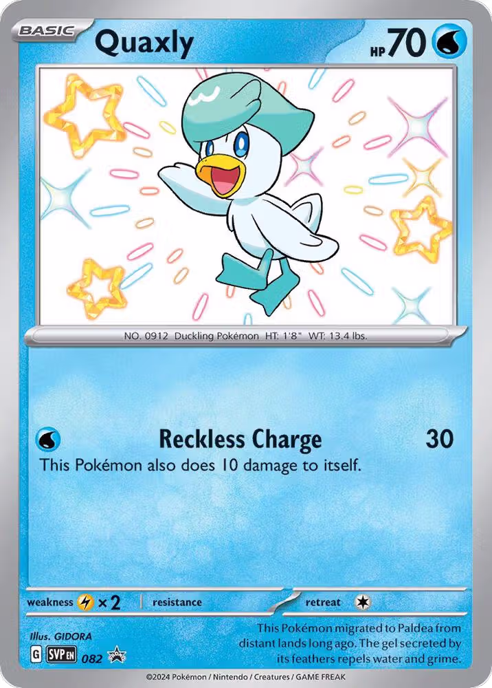 Quaxly - 082 (082), Scarlet & Violet Promo Cards — Pokémon card price