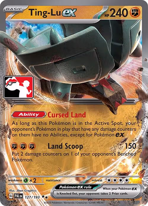 Ting-Lu ex - 127/193 (127/193), Prize Pack Series Cards — Pokémon card price