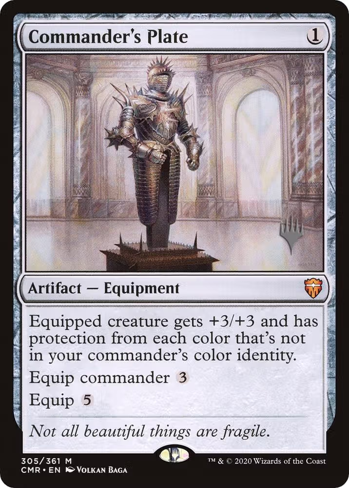Commander's Plate (305), Promo Pack: Murders at Karlov Manor — Magic card price