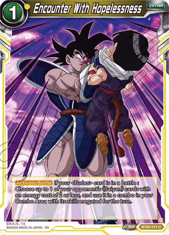 Encounter With Hopelessness (BT24-111), Beyond Generations — DB Super card price