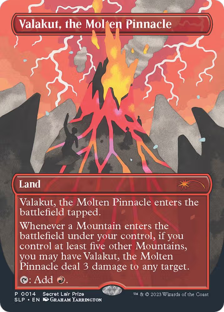 Valakut, the Molten Pinnacle (14), Secret Lair Showdown — Magic card price