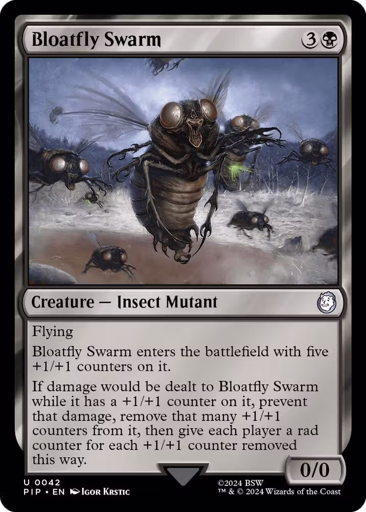 Bloatfly Swarm (42), Universes Beyond: Fallout — Magic card price