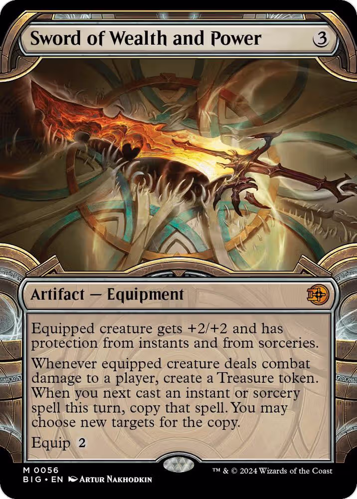 Sword of Wealth and Power (Showcase) (56), Outlaws of Thunder Junction: The Big Score — Magic card price