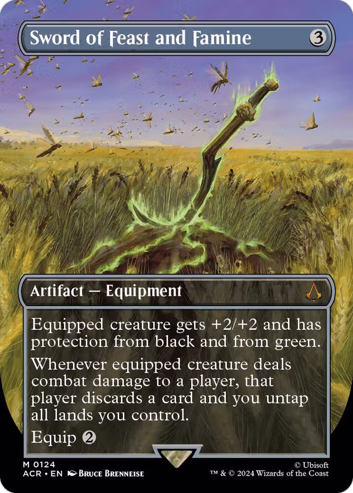 Sword of Feast and Famine (Borderless) (124), Universes Beyond: Assassin's Creed — Magic card price