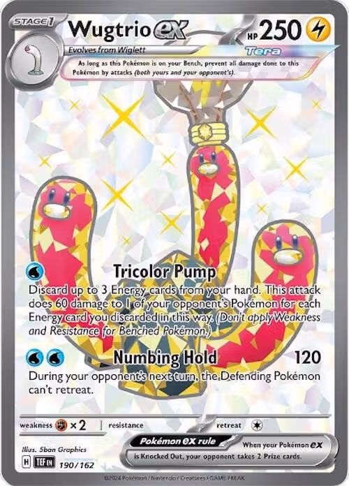 Wugtrio ex - 190/162 (190/162), Temporal Forces — Pokémon card price