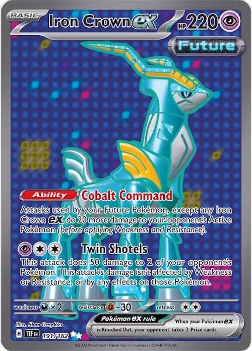Iron Crown ex - 191/162 (191/162), Temporal Forces — Pokémon card price